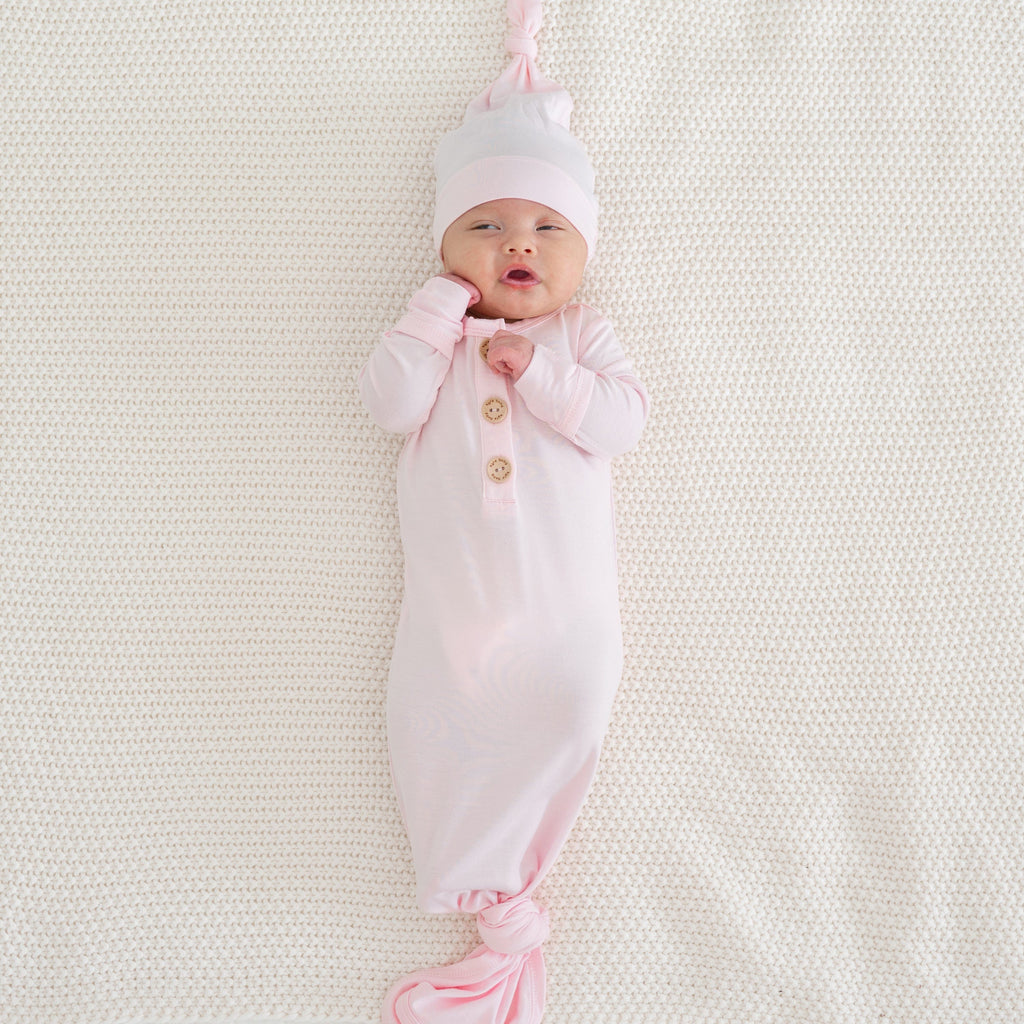 Knotted Day Gown with Hat Set in Sakura