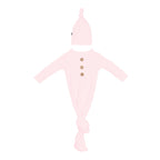 Ribbed Knotted Day Gown with Hat Set in Sakura