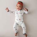 Zippered Romper in Farm